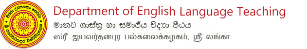 Department of English Language Teaching